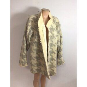 Hilda Vintage Wool Coat Jacket Made in Iceland Womens Medium